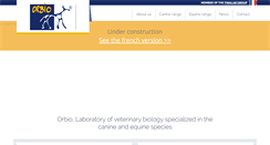 Desktop Screenshot of orbio.fr