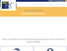 Tablet Screenshot of orbio.fr